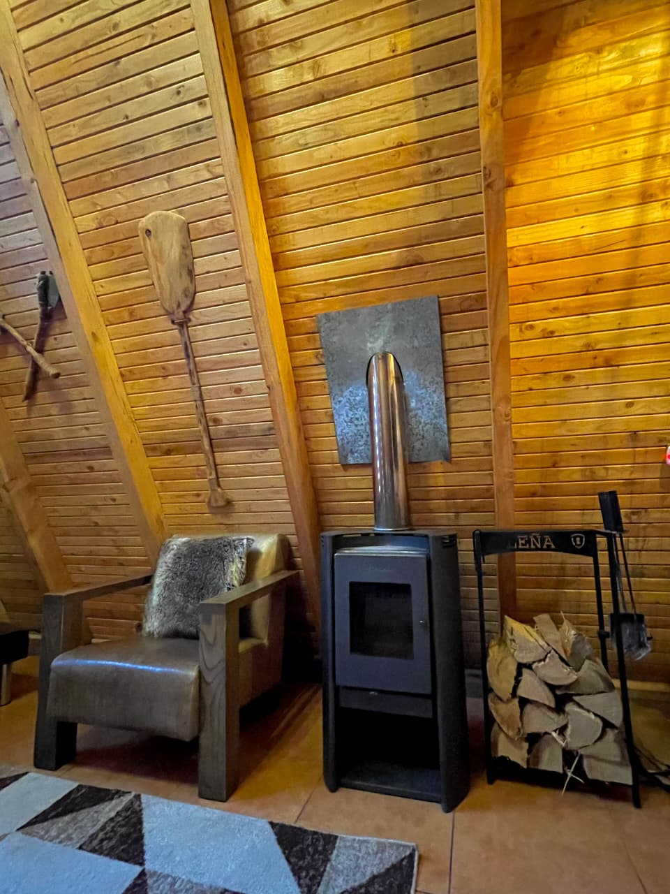 Cabaña Alerce interior